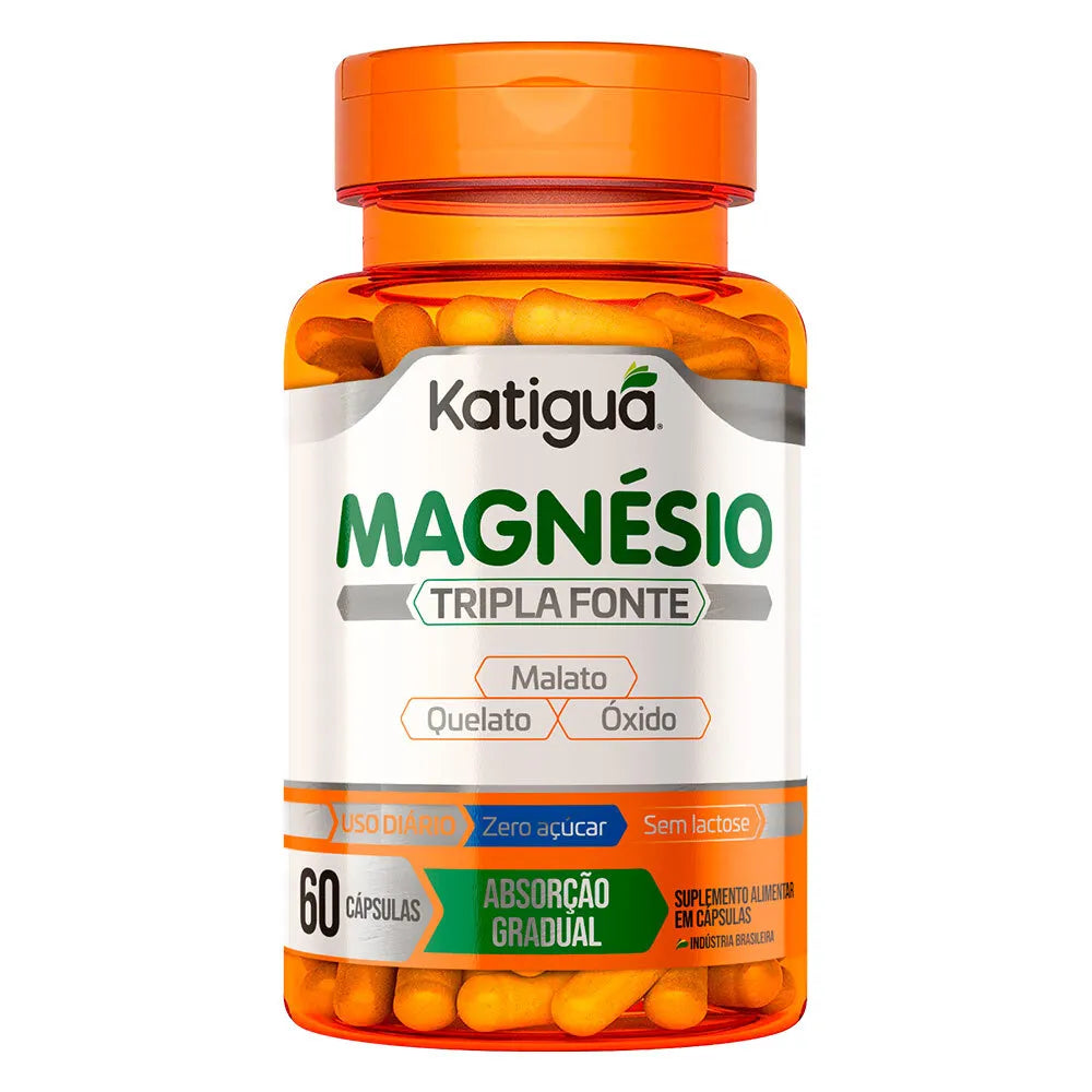 Magnésio Tripla Fonte - 60 Cápsulas – Katiguá
